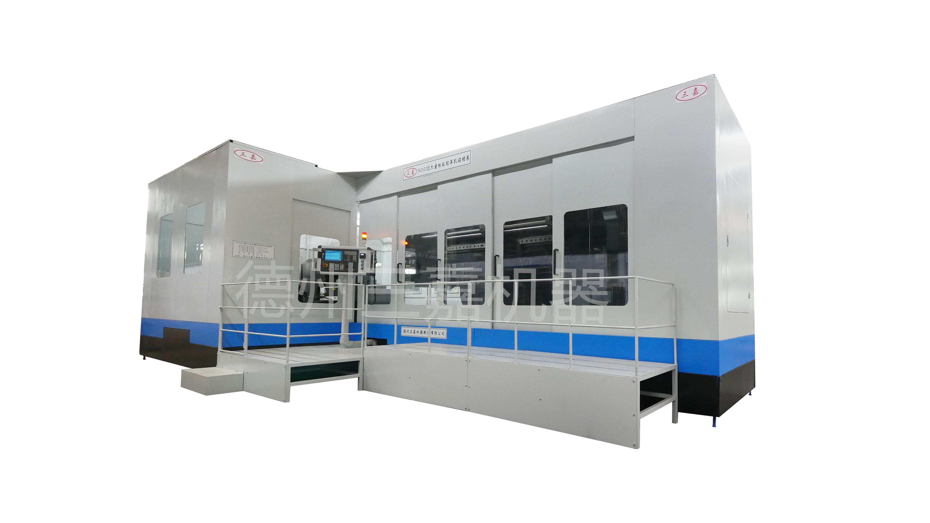 TK2620 type six coordinate CNC deep hole drilling and boring machine